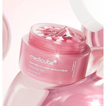 Капсульний крем з колагеном та полінуклеотидами Medicube PDRN Pink Collagen Capsule Cream, 55 г