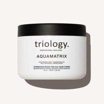 Зволожувальна маска для всіх типів волосся Aquamatrix triology. 330 г