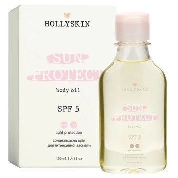 Сонцезахисна олія для інтенсивної засмаги HOLLYSKIN Sun Protect SPF 5 100 мл