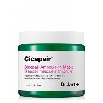 Відновлювальна гель-маска з центелою азіатською Dr. Jart+ Cicapair Sleepair Ampoule-in Mask, 110 мл
