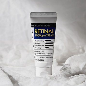 Нічний крем з ретиналем для гладкості шкіри DERMA FACTORY Retinal 1000ppm Cream, 30 мл