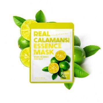 Вітамінна маска для обличчя з екстрактом каламанси Farmstay Real Calamansi Essence Mask