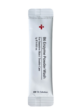 Ензимна пудра у формі стіку-саше з піридоксином та каламіном CU SKIN Dr.Solution B6 Enzyme Powder Wash Sachet 1шт*1г