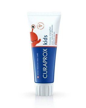 Зубна паста дитяча kids CURAPROX (полуниця) НУЛЬ ФТОРИД , 60 мл