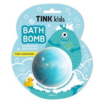 Бомбочка для ванни Fizzy Lemonade Tink kids, 200 г