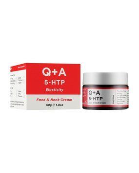 Крем для обличчя й шиї Q+A 5-HTP Face & Neck Cream, 50 мл