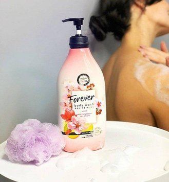 Гель для душу з екстрактом квітів сакури Happy Bath Forever Wild Cherry Blossom Body Wash, 900 мл