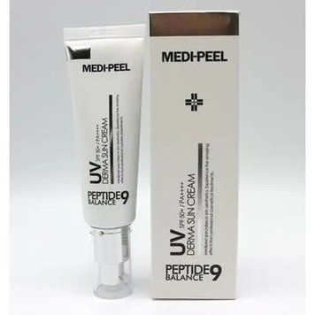Сонцезахисний крем з пептидами Medi-Peel Peptide 9 UV Derma Sun Cream SPF 50+ PA+++, 50 мл