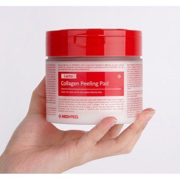 Пілінг-педи з лактобактеріями Medi Peel Red Lacto Collagen Peeling Pad