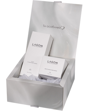 Набір "Все буде добре" LAGOM ( Cellup PH Cure Foam Cleanser 120ml + White Kaolin Mud Mask 110ml)