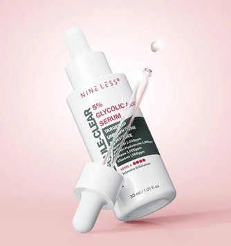 Серум з гліколевою кислотою Nine Less Molecule-Clear 5% Glycolic Acid Serum, 30 мл