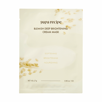 Освітлювальна маска ферментованим рисом і біотиками Papa Recipe Blemish Deep Brightening Cream Mask