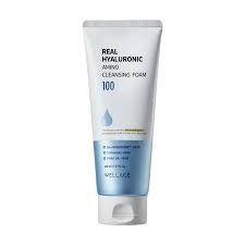 Пінка для вмивання з гіалуроновою кислотою Wellage Real Hyaluronic Amino Cleansing Foam, 150 мл