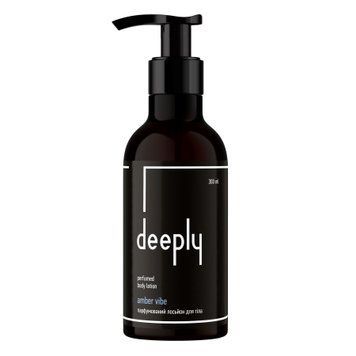 Парфумований лосьйон для тіла deeply amber vibe perfumed body lotion, 300 мл