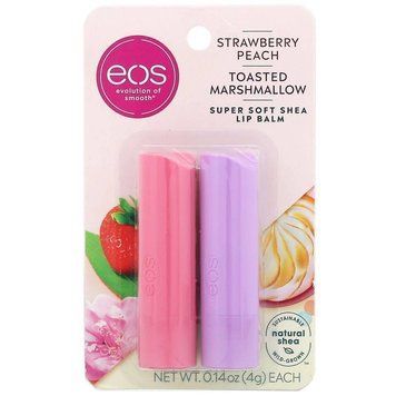 Набір бальзамів для губ EOS Toasted Marshmallow Сoconut Milk Super Soft Shea Lip Balm