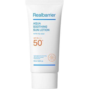 Зволожуючий сонцезахисний лосьйон Real Barrier Aqua Soothing Sun Lotion SPF50+PA++++,50 мл