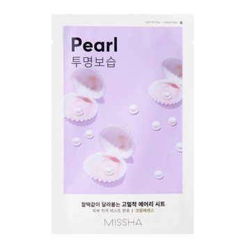 Маска для обличчя з екстрактом перлів Missha Airy Fit Pearl Sheet Mask