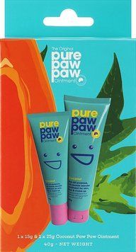 Набір відновлювальних бальзамів для губ Pure Paw Paw Duo Coconut (lip/balm/15g + lip/balm/25g)