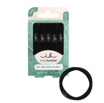Резинка-браслет для волосся Invisibobble Hair Tie Black, 5 шт