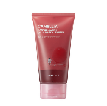 Очищальний гель-маска з екстрактом камелії та колагеном ROUND LAB Camellia Deep Collagen Jelly Mask Cleanser, 150 мл