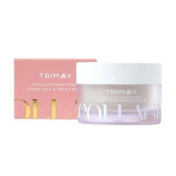 Нічний крем з колагеном та бакучиолом Trimay Collagen Bakuchiol Night Face & Neck Cream, 50 мл