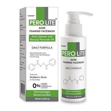Засіб для вмивання Perolite Foaming Facewash Benzoyl Peroxide 1%, 100 мл