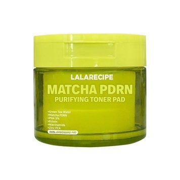 Тонер-педи з Matcha PDRN комплексом Lalarecipe Matcha PDRN Purifying Toner Pad, 70 шт