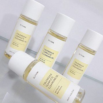 Мініатюра гідрофільного масла з календулою IUNIK Calendula Complete Cleansing Oil, 25 мл