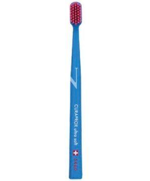 Зубна щітка (щітка синя/рожева щетина) Curaprox CS 5460 Ultra Soft (К3840481), d 0,10 мм