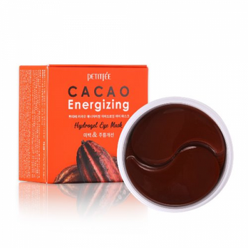 Гідрогелеві тонізуючі патчі для очей з екстрактом какао Petitfee&Koelf Cacao Energizing Hydrogel, 60 шт