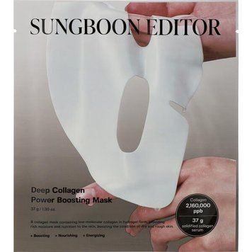 Ліфтингова гідрогелева маска для обличчя Sungboon Editor Deep Collagen Power Boosting Mask, 37g