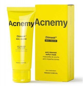 Термін до 2027.09 Сірчана маска для обличчя ACNEMY Zitmask Anti-Blemish Sulfur Mask, 100 мл