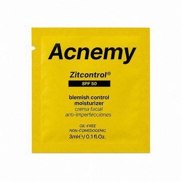(Пробник) Сонцезахисний крем для шкіри схильної до акне Acnemy Zitcontrol SPF 50
