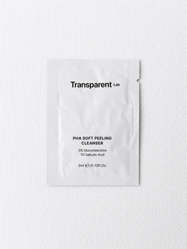 (Пробник) Мультикислотний очисник для обличчя TRANSPARENT-LAB PHA Soft Peeling Cleanser