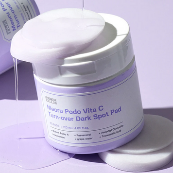 Педи освітлювальні з вітаміном С Sungboon Editor Meoru Podo Vita C Turn-over Dark Spot Pad, 60 шт