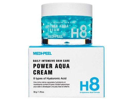 Зволожуючий крем в кульках для інтенсивного зволоження шкіри Medi Peel Aqua Power Cream, 50 мл