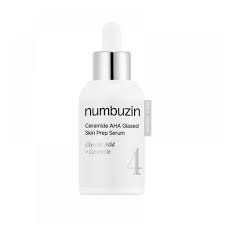 Зволожуюча сироватка-пілінг з керамідами і кислотами Numbuzin No.4 Ceramide AHA Glazed Skin Prep Serum, 30 мл