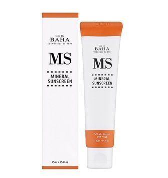 Мінеральний санскрін SPF 50 COS DE BAHA Mineral Sunscreen SPF 50+ PA++++ 45 мл
