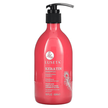 Шампунь для неслухняного волосся Luseta Beauty Keratin Shampoo, 500 мл
