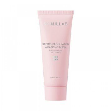 Маска-плівка для пружності та сяйва шкіри SKIN&LAB 3D PDRN &times; Collagen Wrapping Mask, 70 мл