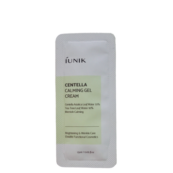 Заспокійливий крем-гель для обличчя з центелла IUNIK Centella Calming Gel Cream пробник