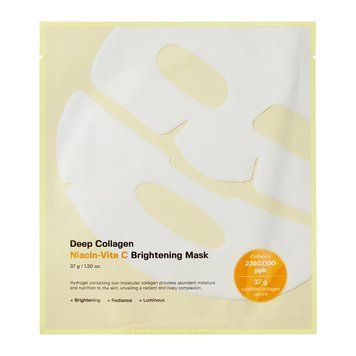 Освітлювальна гідрогелева маска для обличчя Sungboon Editor - Deep Collagen Niacin Vita C Brightening Mask