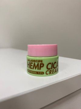 Заспокійливий гель-крем з комплексом CICA та коноплею LALARECIPE Hemp Cica Cream, 5 мл
