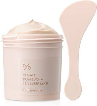 Веганська зволожуюча антиоксидантна маска для обличчя Dr.Ceuracle Vegan Kombucha Tea Sleep Mask, 100 мл