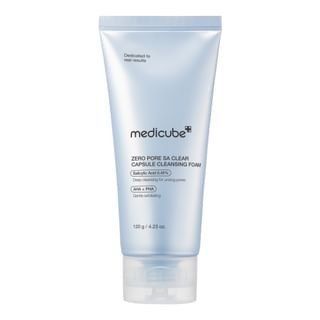 Очищувальна пінка для вмивання з капсулами для звуження пор Medicube Zero Pore SA Clear Capsule Cleansing Foam, 120 мл