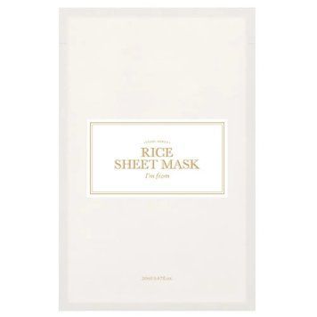 Зволожуюча тканинна маска з екстрактом рису I'M FROM Rice Sheet Mask, 1 шт