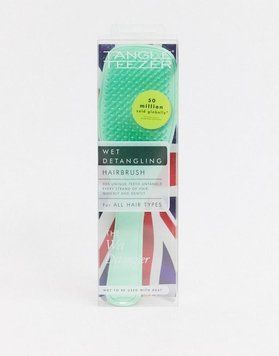 Гребінець для волосся м'ятного кольору Tangle Teezer The Wet Detangler Mint Karma