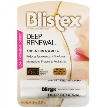 Сонцезахисний засіб від старіння шкіри губ, Blistex Deep Renewal SPF 15