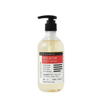 Очищуючий гель для душа проти акне DERMA FACTORY Red Acne Body Wash, 300 мл