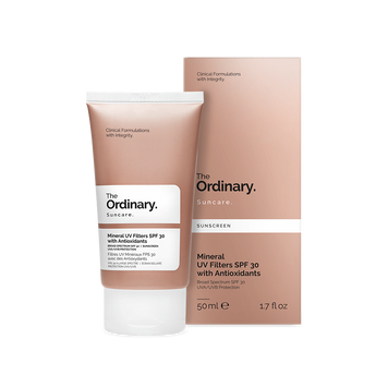 Сонцезахисний крем з мінеральними фільтрами The Ordinary Suncare Mineral UV Filters SPF15 Antioxidants, 50 мл